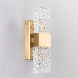 Настенный светильник Delight Collection 88068W gold/clear