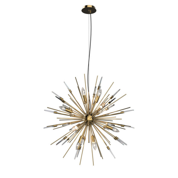 Люстра Delight Collection Boivin 12A gold/ clear crystal