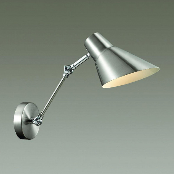 Бра В Индустриальном Стиле С Металлическим Плафоном На Шарнирах Tibma Wall