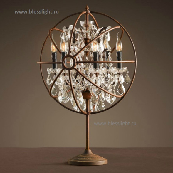 Лампа настольная foucault&#039;s orb crystal 8031–6ta