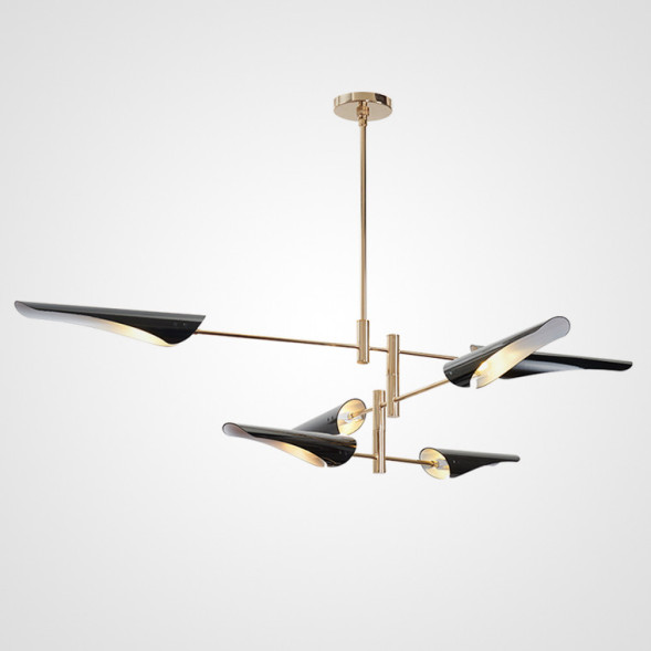 Люстра Cross Cable No 407 D145 6 Lights Black