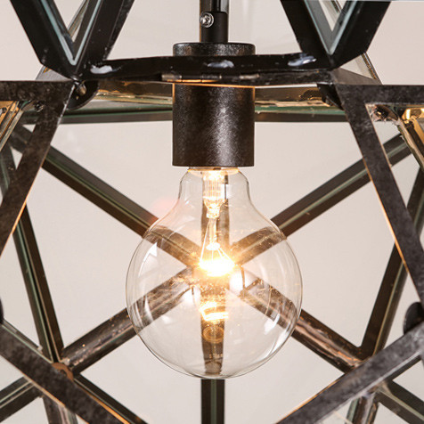 Люстра Black Star Clear Glass 40 См