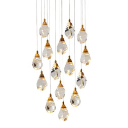 Подвесной светильник Delight Collection 9701P/15R brass