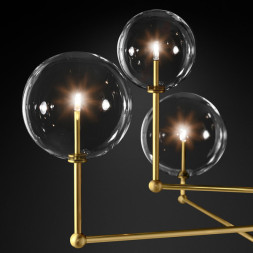 Подвесной Светильник Imperiumloft Globe Mobile 3 Brass Kg0835P-3 Brass