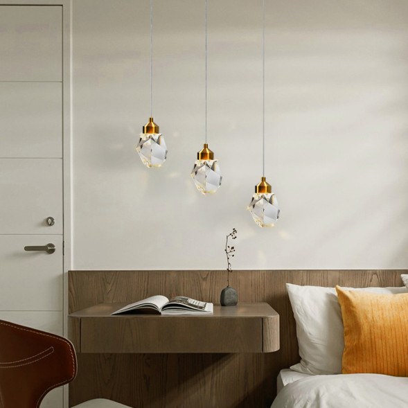 Подвесной светильник Delight Collection 9701P/3L brass