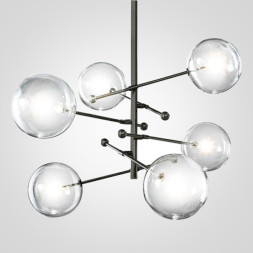 Подвесной Светильник Imperiumloft Globe Mobile 6 Black Kg0835P-6 Black