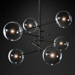 Подвесной Светильник Imperiumloft Globe Mobile 6 Black Kg0835P-6 Black