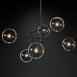 Подвесной Светильник Imperiumloft Globe Mobile 6 Black Kg0835P-6 Black