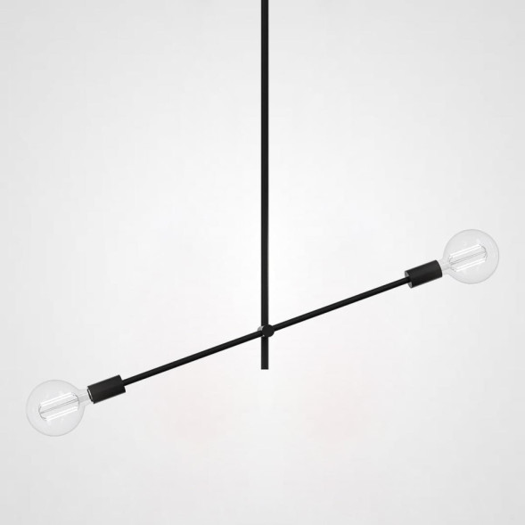 Люстра Lf Studio Cliff Pendant 2 Black