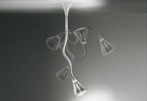 Люстра pipe art