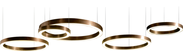 Светильник Light Ring Horizontal Copper Gold