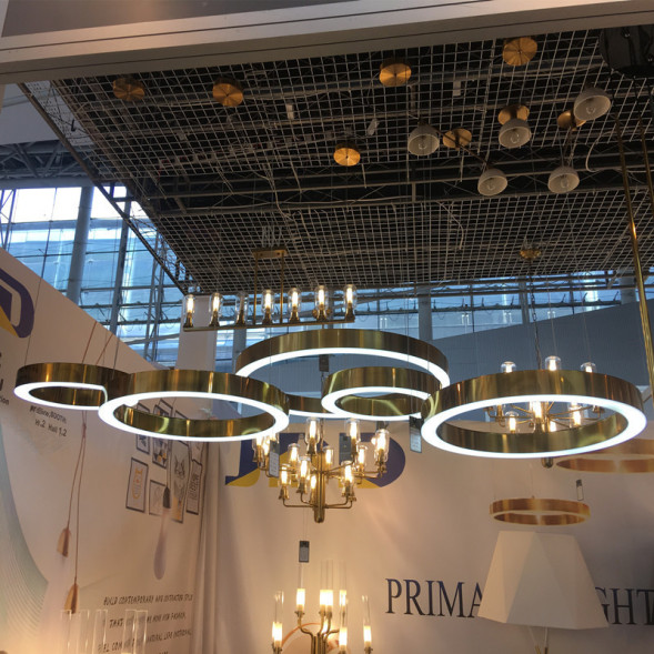 Светильник Light Ring Horizontal Copper Gold