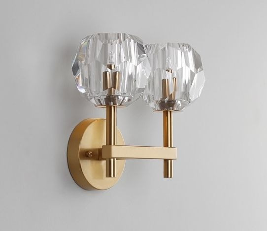 Бра boule de cristal double