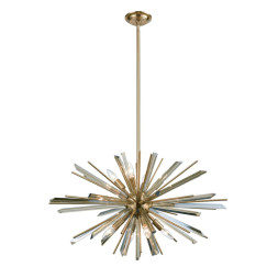 Люстра Delight Collection P68112-8AB antique brass