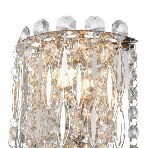 Бра В Стиле Постмодерн С Подвесками В Виде Стеклянных Кристаллов Kornel Wall