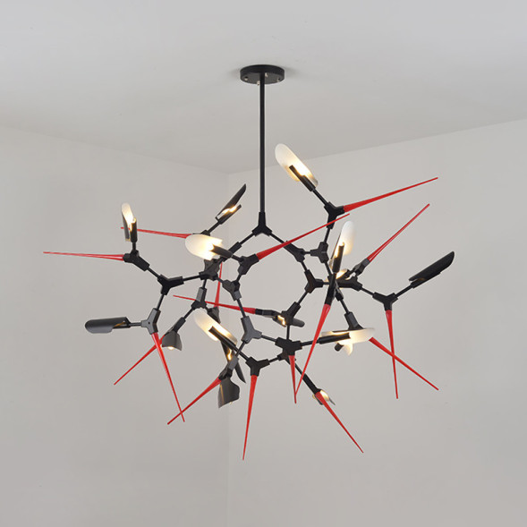 Дизайнерская Люстра Spike And Thorn 10 Ламп - 120×70 См