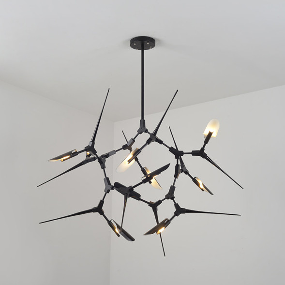 Дизайнерская Люстра Spike And Thorn 10 Ламп - 120×70 См