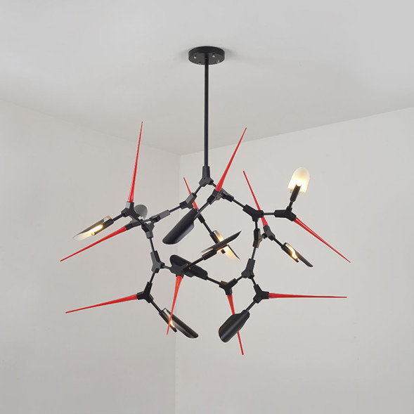 Дизайнерская Люстра Spike And Thorn 10 Ламп - 120×70 См