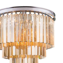 Люстра Delight Collection Helix chrome/amber