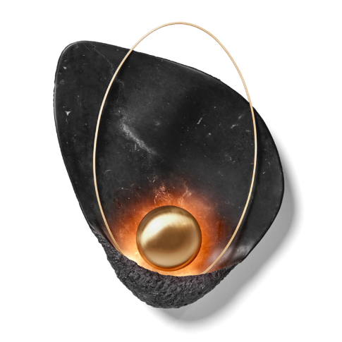 Бра Джаггер Pearl Black Wall Lamp