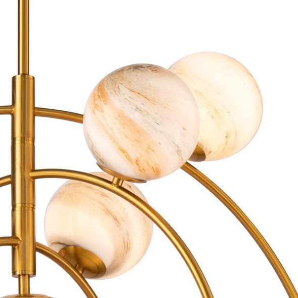 Люстра Delight Collection Planet 13 brass