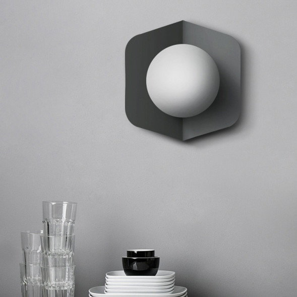 Бра Macaroon Серый