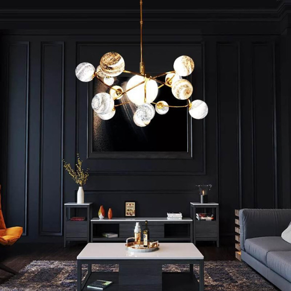 Люстра Delight Collection Planet 13A brass