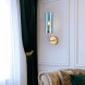 Настенный Светильник Agne Blue Glass Tube Wall Light