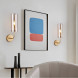 Настенный Светильник Agne Blue Glass Tube Wall Light
