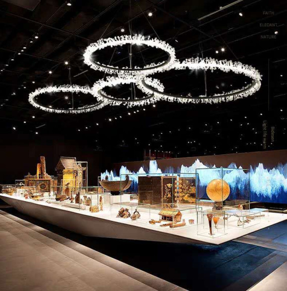 Люстра Halo Crystal Pendant Lamp