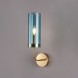 Настенный Светильник Agne Brass Glass Tube Wall Light