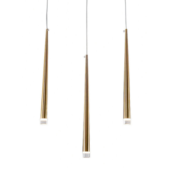 Подвесной светильник Delight Collection Aquitaine 3 gold